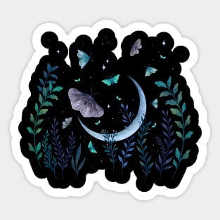 Moth Garden Sticker